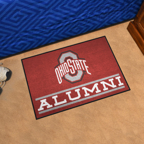 Ohio State Buckeyes Starter Mat Accent Rug - 19in. x 30in. Alumni Starter Mat