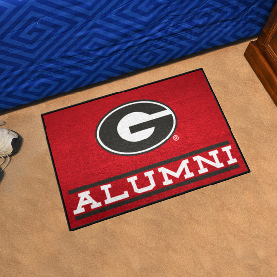 Georgia Bulldogs Starter Mat Accent Rug - 19in. x 30in. Alumni Starter Mat