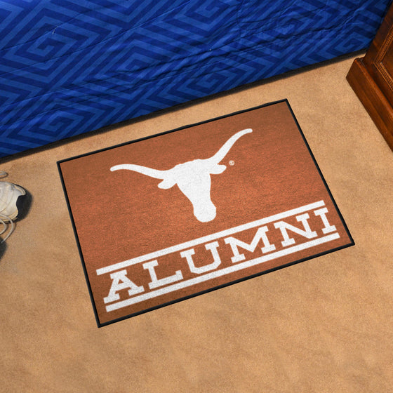 Texas Longhorns Starter Mat Accent Rug - 19in. x 30in. Alumni Starter Mat