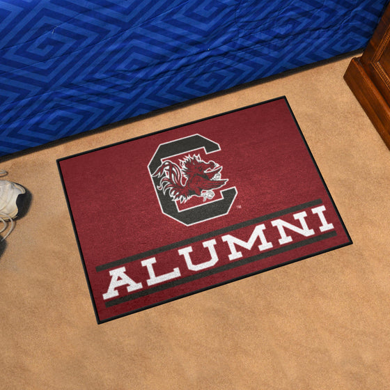 South Carolina Gamecocks Starter Mat Accent Rug - 19in. x 30in. Alumni Starter Mat