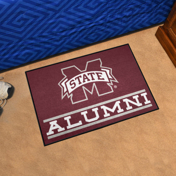 Mississippi State Bulldogs Starter Mat Accent Rug - 19in. x 30in. Alumni Starter Mat