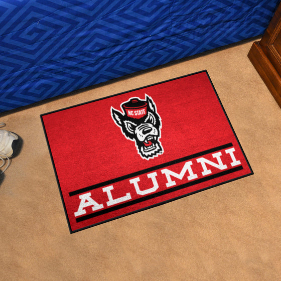 NC State Wolfpack Starter Mat Accent Rug - 19in. x 30in. Alumni Starter Mat