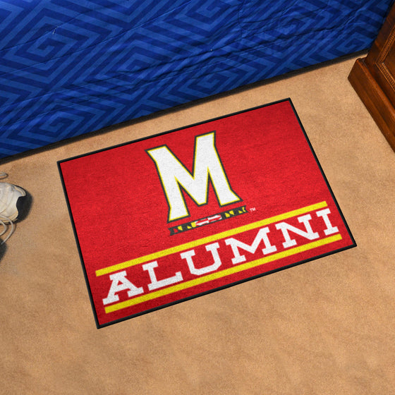 Maryland Terrapins Starter Mat Accent Rug - 19in. x 30in. Alumni Starter Mat