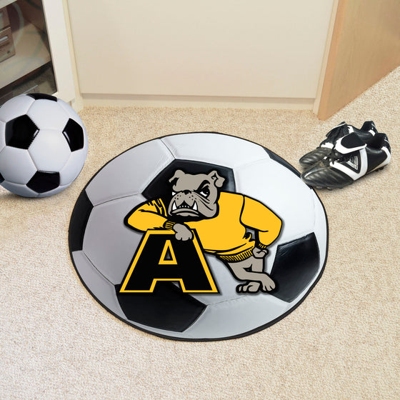 Adrian College Bulldogs Soccer Ball Rug - 27in. Diameter