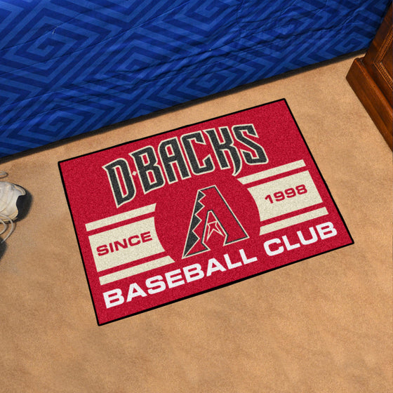 Arizona Diamondbacks Starter Mat Accent Rug - 19in. x 30in., Uniform Design