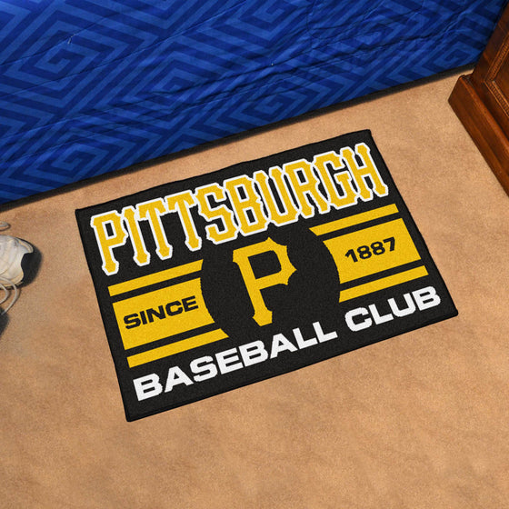 Pittsburgh Pirates Starter Mat Accent Rug - 19in. x 30in., Uniform Design