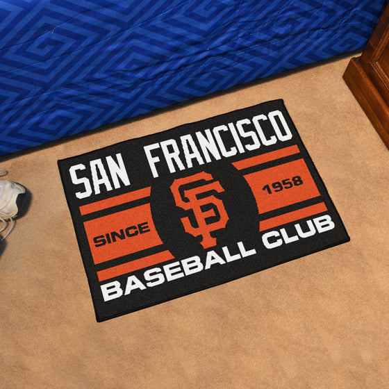 San Francisco Giants Starter Mat Accent Rug - 19in. x 30in., Uniform Design