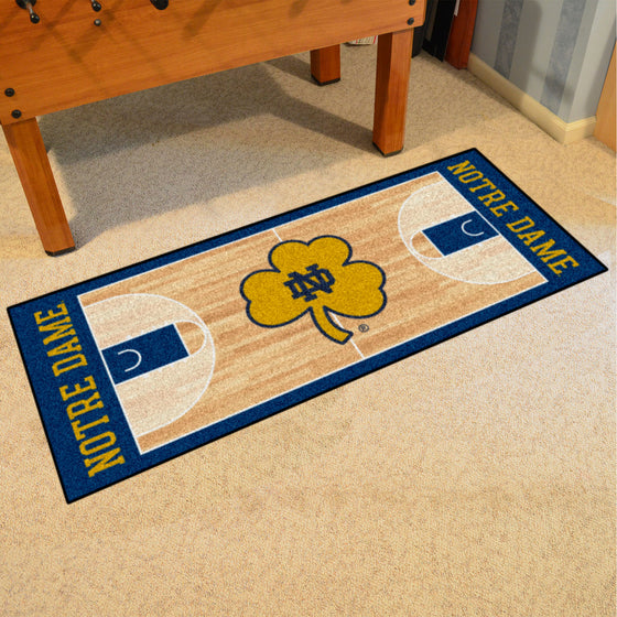 Notre Dame Fighting Irish Court Runner Rug - 30in. x 72in.