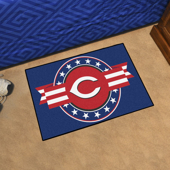 Cincinnati Reds Starter Mat Accent Rug - 19in. x 30in. Patriotic Starter Mat