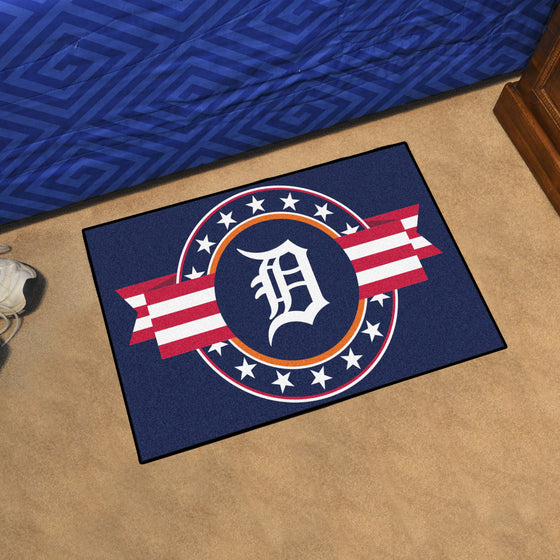 Detroit Tigers Starter Mat Accent Rug - 19in. x 30in. Patriotic Starter Mat