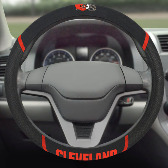 Cleveland Browns Embroidered Steering Wheel Cover