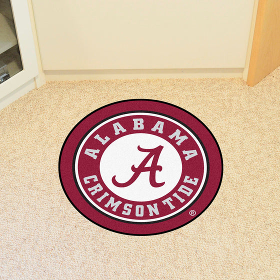 Alabama Crimson Tide Roundel Rug - 27in. Diameter