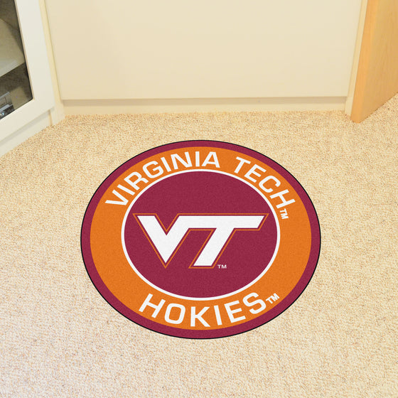 Virginia Tech Hokies Roundel Rug - 27in. Diameter