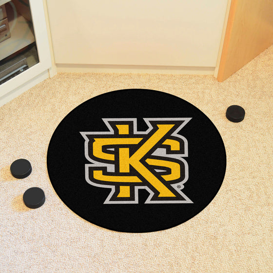 Kennesaw State Owls Hockey Puck Rug - 27in. Diameter