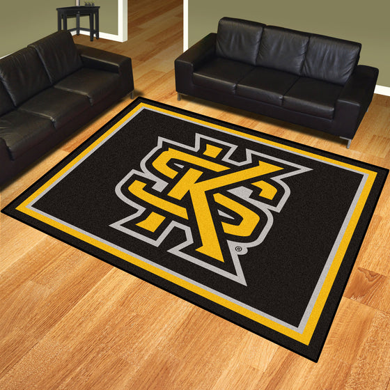 Kennesaw State Owls 8ft. x 10 ft. Plush Area Rug