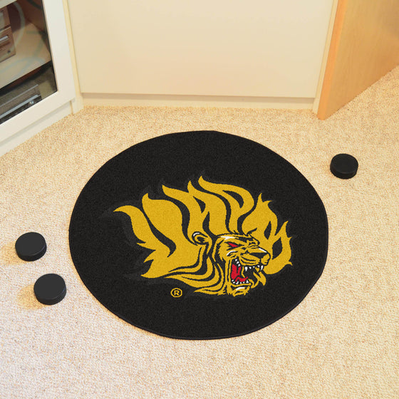 UAPB Golden Lions Hockey Puck Rug - 27in. Diameter