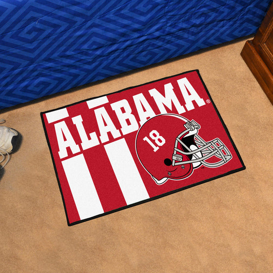 Alabama Crimson Tide Starter Mat Accent Rug - 19in. x 30in., Unifrom Design