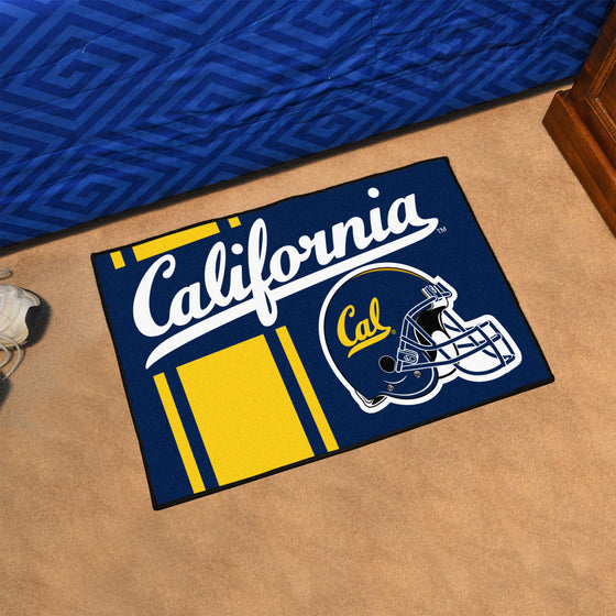 Cal Golden Bears Starter Mat Accent Rug - 19in. x 30in., Unifrom Design