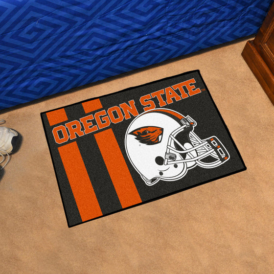 Oregon State Beavers Starter Mat Accent Rug - 19in. x 30in., Unifrom Design