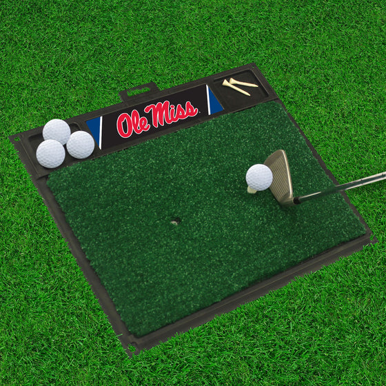 Ole Miss Rebels Golf Hitting Mat