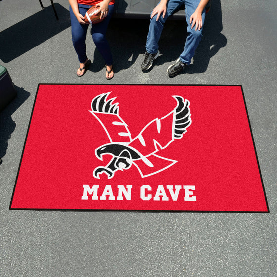 Eastern Washington Eagles Man Cave Ulti-Mat Rug - 5ft. x 8ft., Red