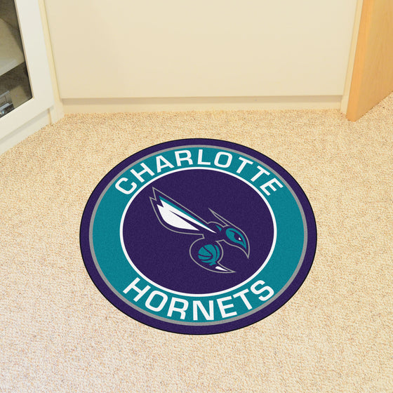 Charlotte Hornets Roundel Rug - 27in. Diameter