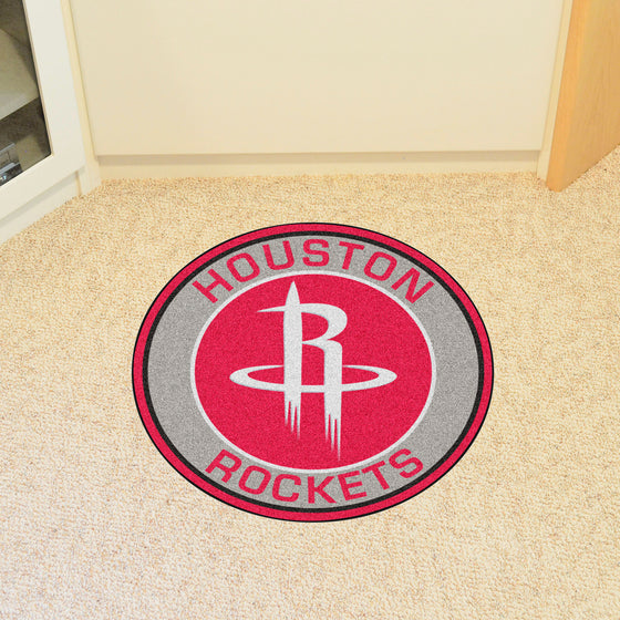 Houston Rockets Roundel Rug - 27in. Diameter