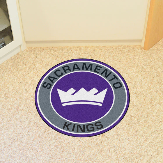 Sacramento Kings Roundel Rug - 27in. Diameter