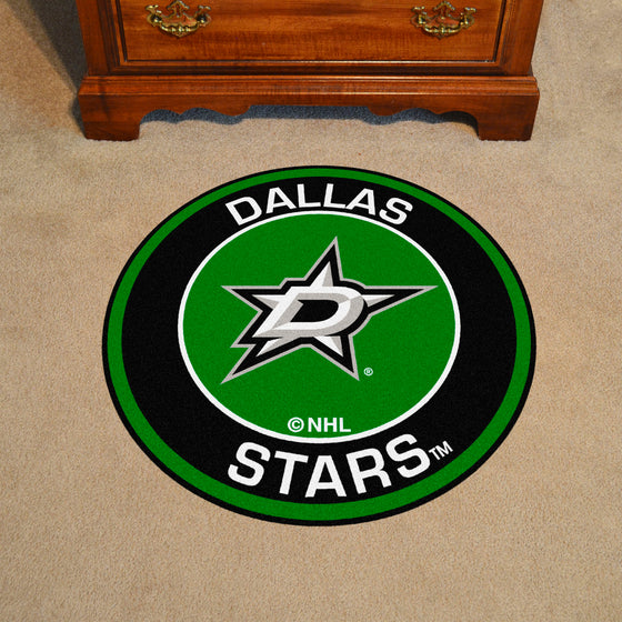 Dallas Stars Roundel Rug - 27in. Diameter