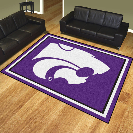 Kansas State Wildcats 8ft. x 10 ft. Plush Area Rug