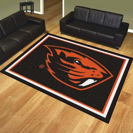 Oregon State Beavers 8ft. x 10 ft. Plush Area Rug