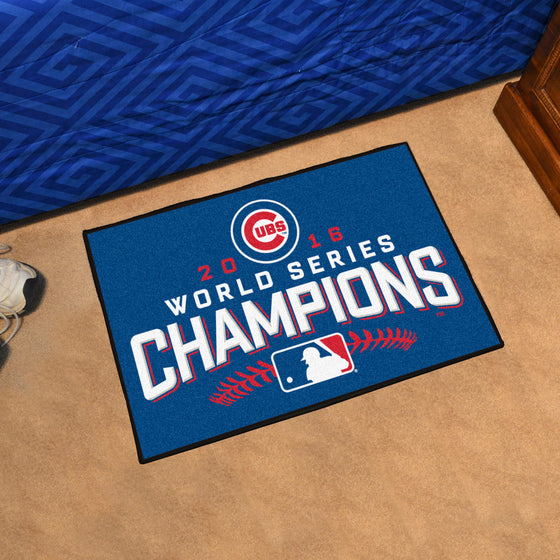 Chicago Cubs Starter Mat Accent Rug - 19in. x 30in.