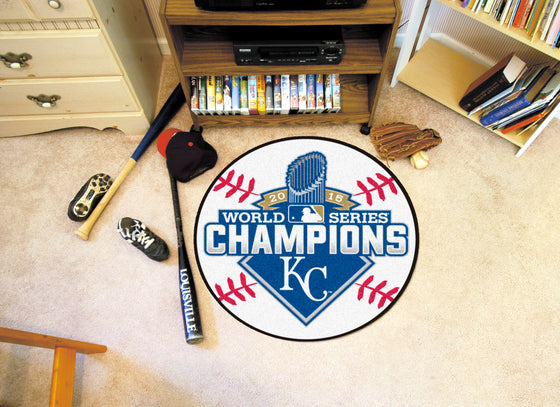 Kansas City Royals Baseball Rug - 27in. Diameter