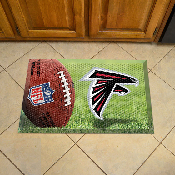 Atlanta Falcons Rubber Scraper Door Mat