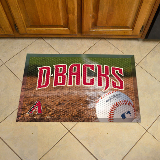 Arizona Diamondbacks Rubber Scraper Door Mat