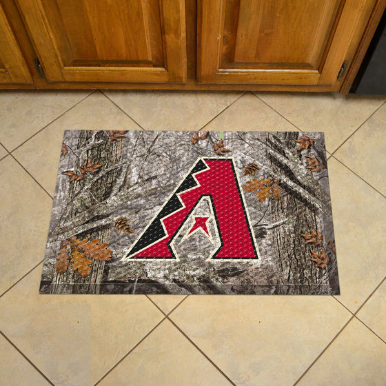 Arizona Diamondbacks Rubber Scraper Door Mat Camo