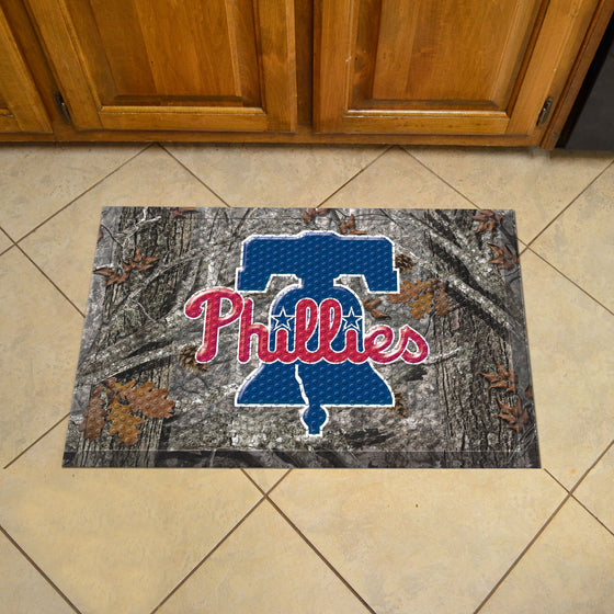 Philadelphia Phillies Rubber Scraper Door Mat Camo