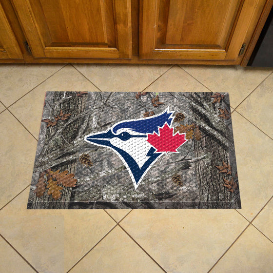 Toronto Blue Jays Rubber Scraper Door Mat Camo