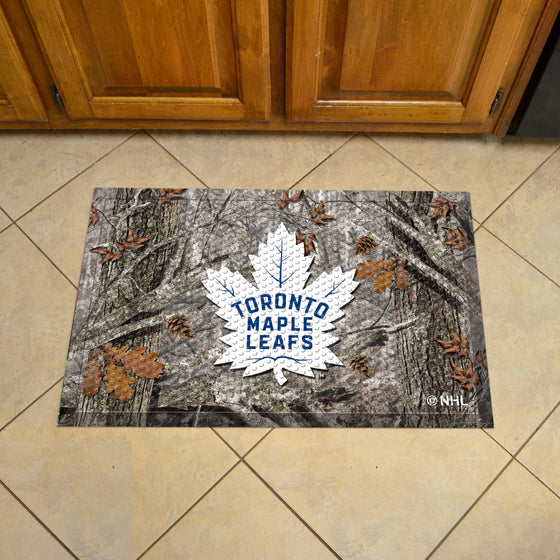 Toronto Maple Leafs Rubber Scraper Door Mat Camo