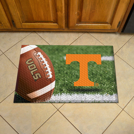 Tennessee Volunteers Rubber Scraper Door Mat