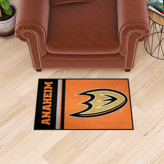 Anaheim Ducks Starter Mat Accent Rug - 19in. x 30in., Uniform Design, Uniform Design