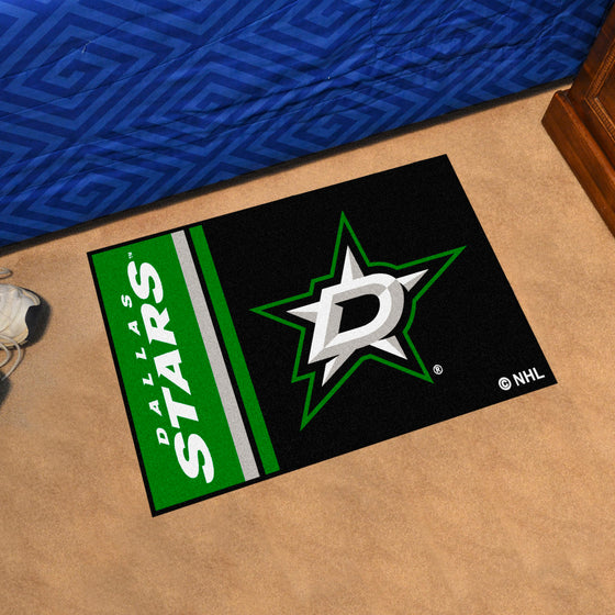 Dallas Stars Starter Mat Accent Rug - 19in. x 30in., Uniform Design