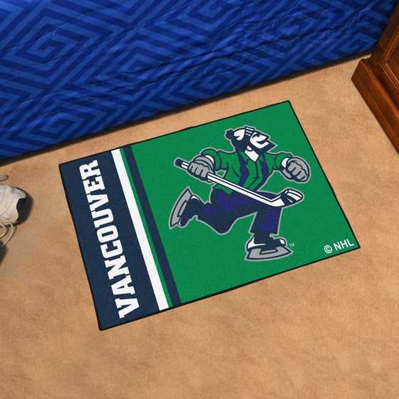 Vancouver Canucks Starter Mat Accent Rug - 19in. x 30in., Uniform Design