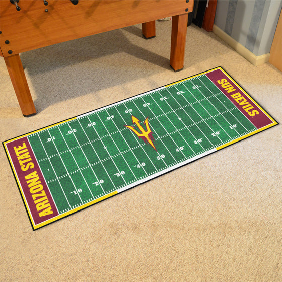 Arizona State Sun Devils Field Runner Mat - 30in. x 72in., Pitchfork Logo