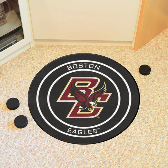 Boston College Eagles Hockey Puck Rug - 27in. Diameter