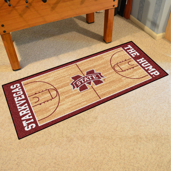 Mississippi State Bulldogs Court Runner Rug - 30in. x 72in.