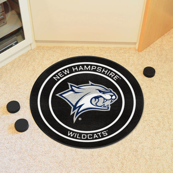 New Hampshire Wildcats Hockey Puck Rug - 27in. Diameter