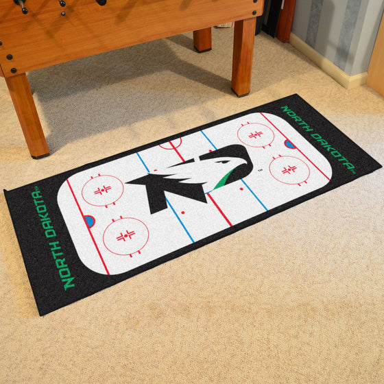 North Dakota Fighting Hawks Rink Runner - 30in. x 72in.