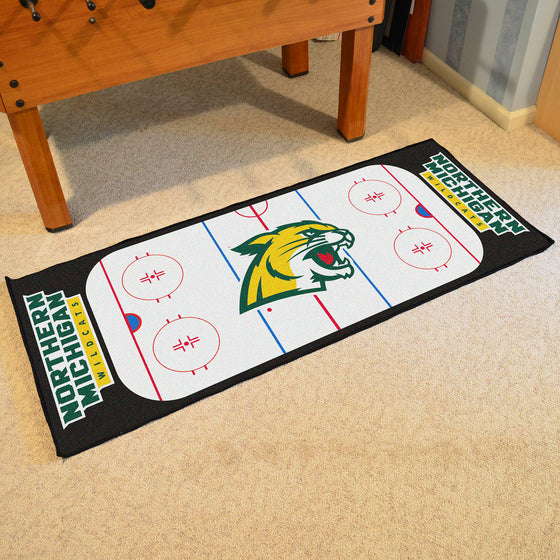 Northern Michigan Wildcats Rink Runner - 30in. x 72in.