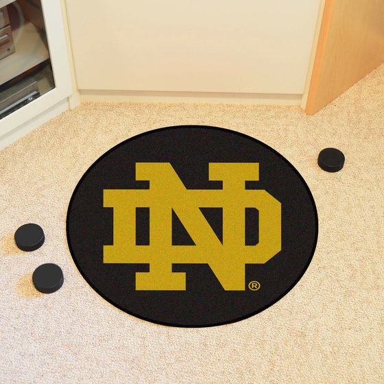 Notre Dame Fighting Irish Hockey Puck Rug - 27in. Diameter